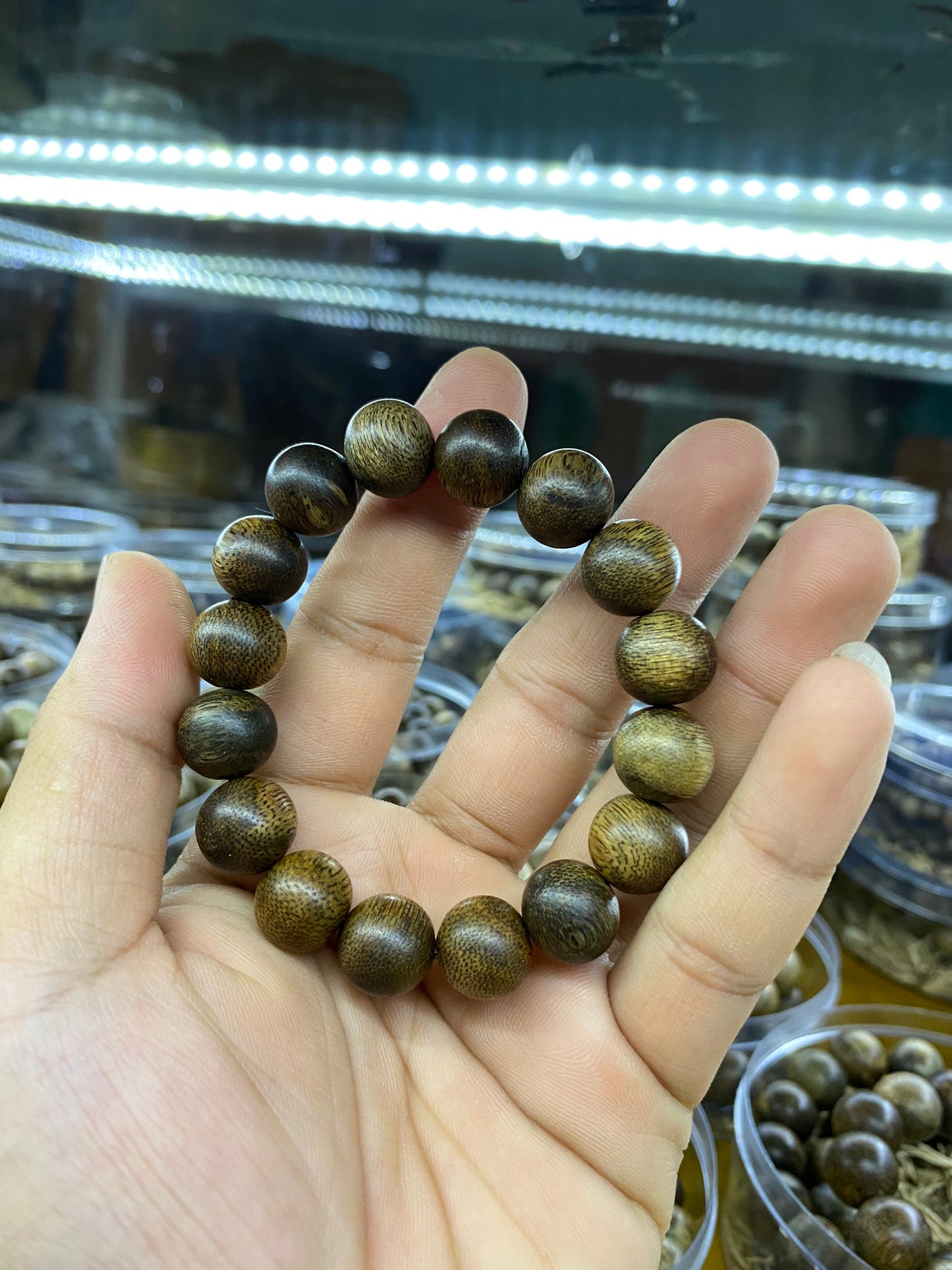 Vietnamese Wild Agarwood Bracelet Bead - Super Grade - Quang Nam Agarwood