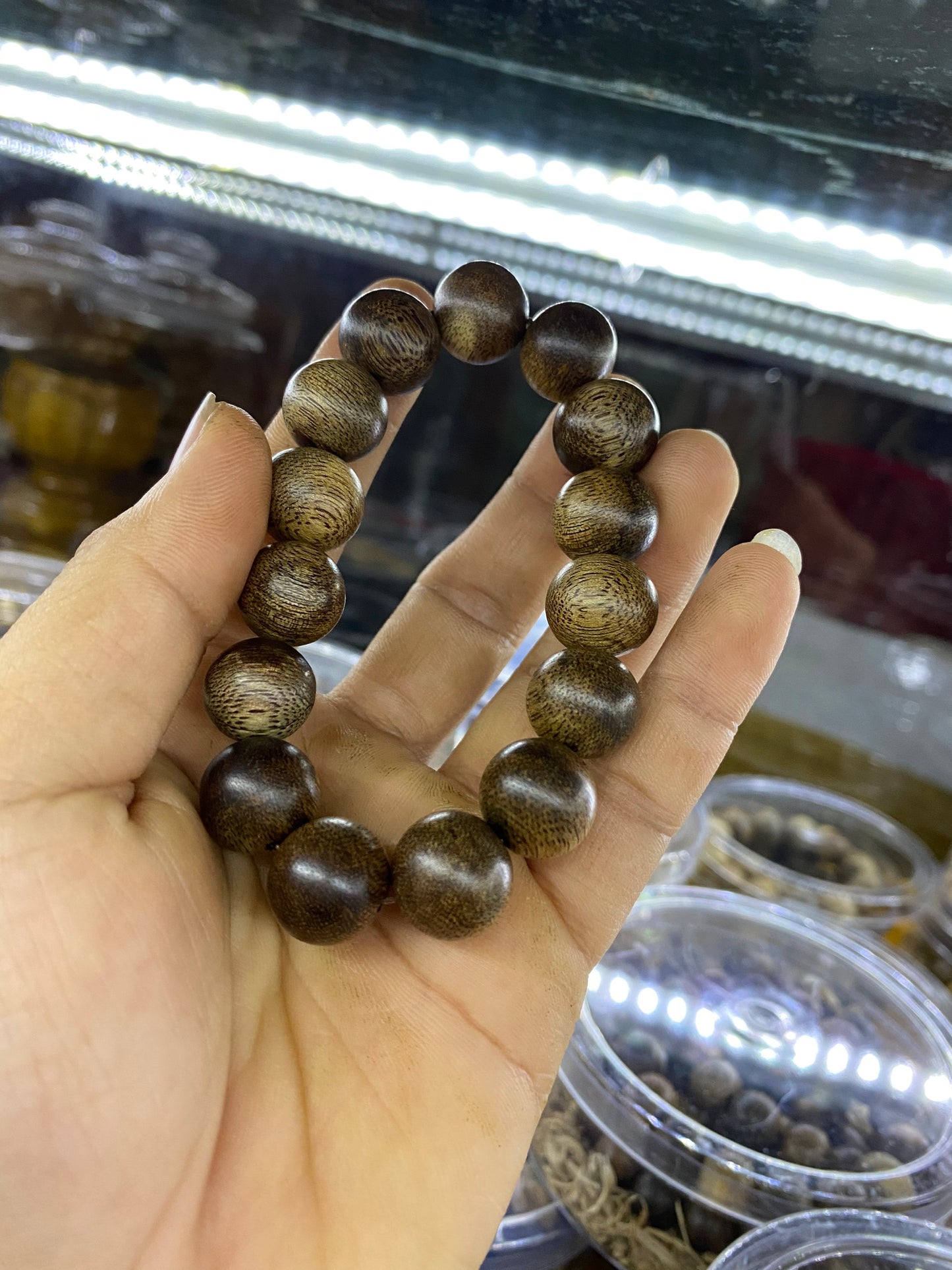 Vietnamese Wild Agarwood Bracelet Bead - Super Grade - Quang Nam Agarwood