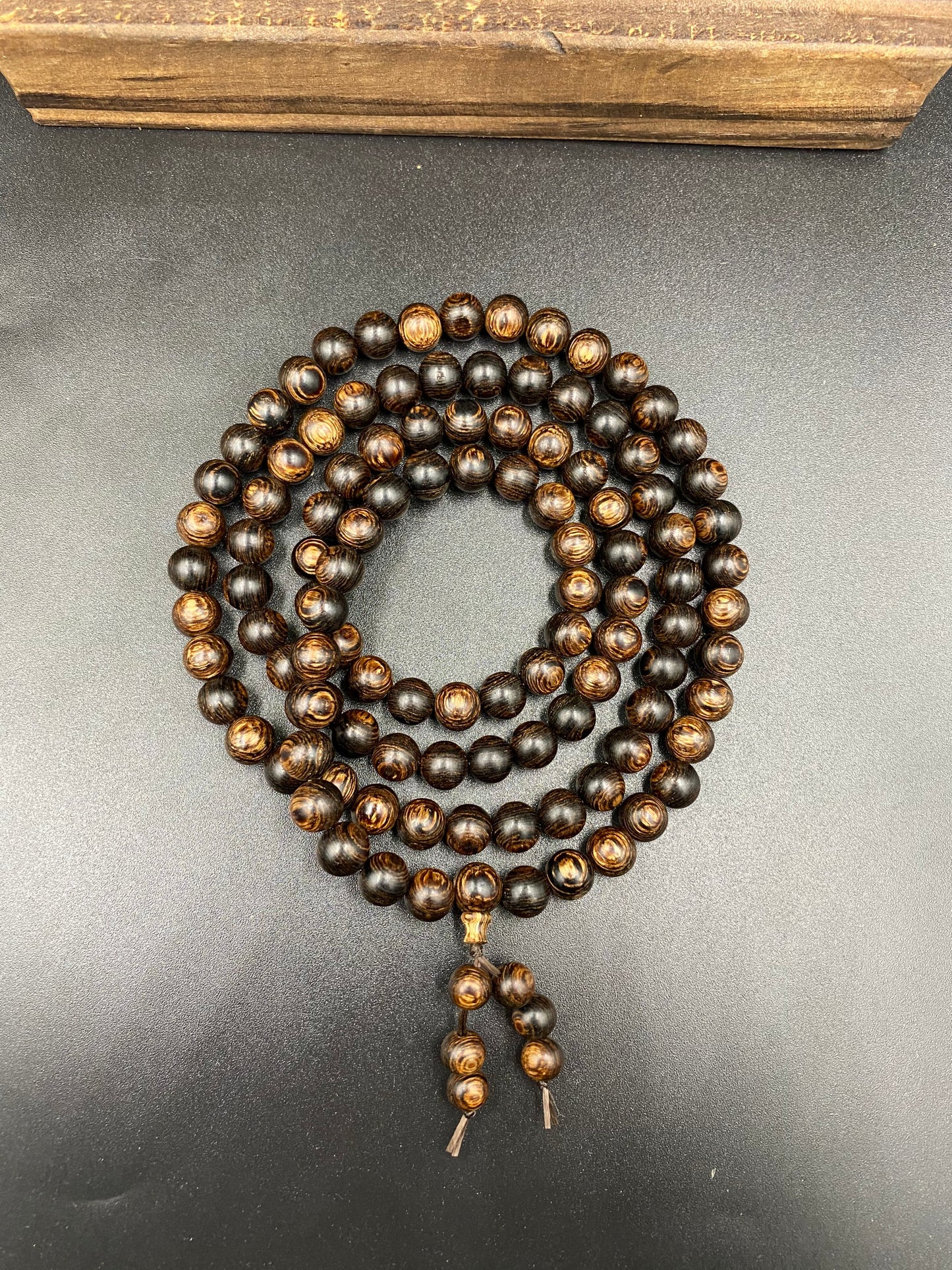 Vietnamese Agarwood 108 Bead,Sink In Water,Agarwood Mala 108 Beads, Necklace Agarwood.