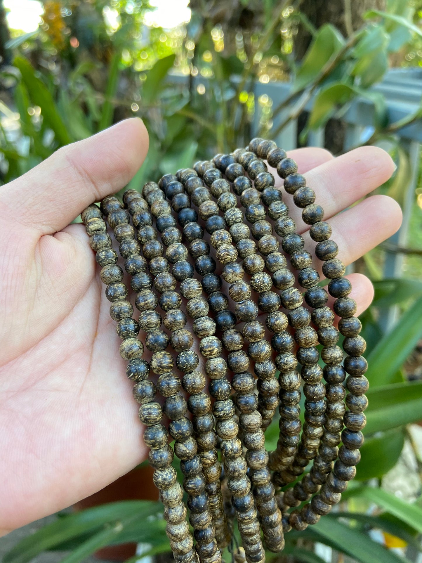 Vietnamese Wild Agarwood Bracelet 108 Beads, Mala Beads, 108 mala . Sinking